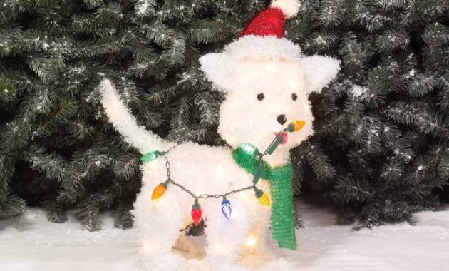 Christmas Light Up Dog Decoration Ideas