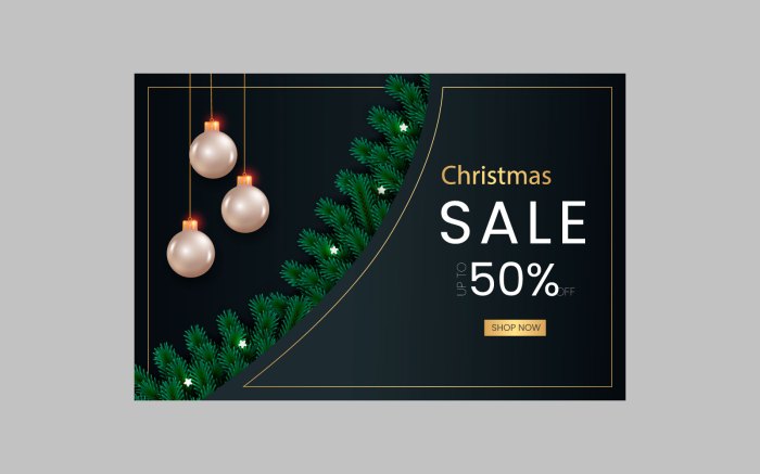 After christmas decoration sales