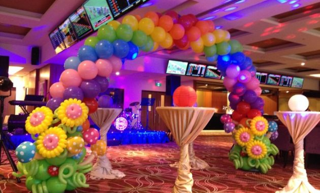 Birthday Party Decoration with Balloons