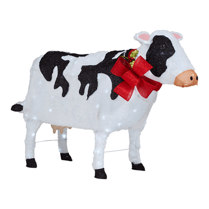 Christmas cow yard decoration