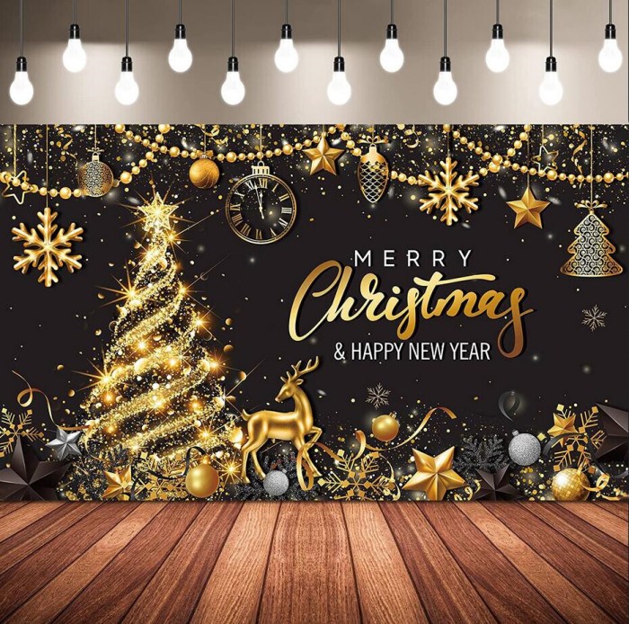 Backdrop christmas party decoration ideas