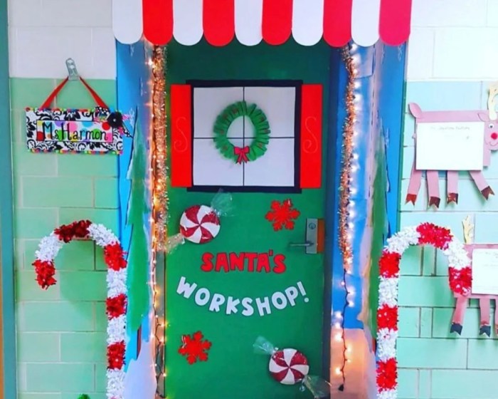 Classroom door decoration ideas for christmas