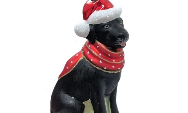 Black Dog Christmas Decoration A Festive Mystery