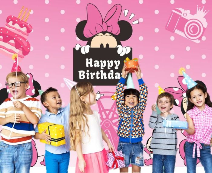 Minnie mouse birthday decoration