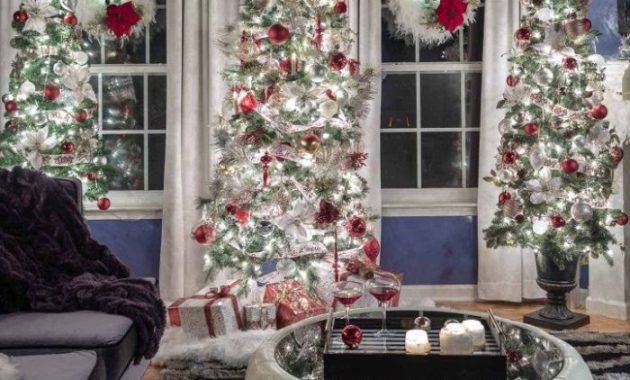 Red and White Christmas Decoration Ideas