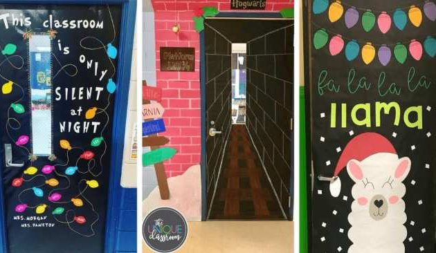 Classroom Door Decoration Ideas for Christmas