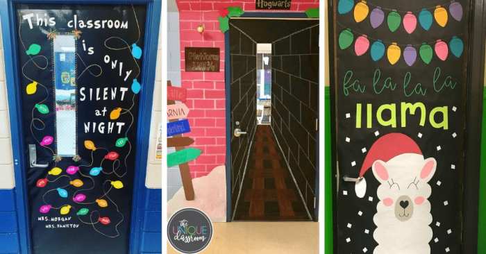 Classroom door decoration ideas for christmas